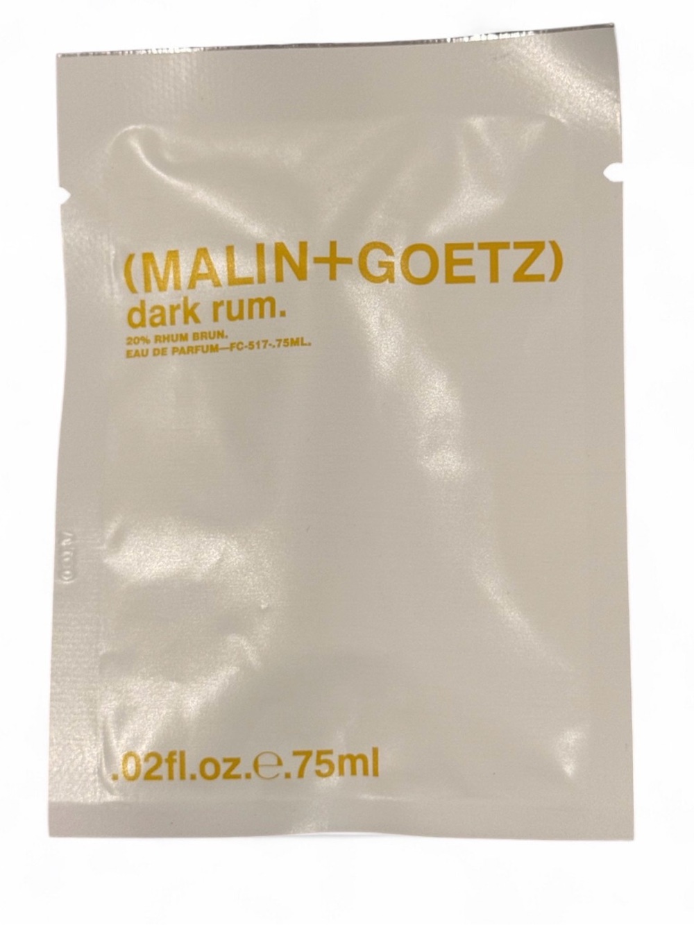 NEW MALIN+GOETZ Dark Rum Fragrance Sample
